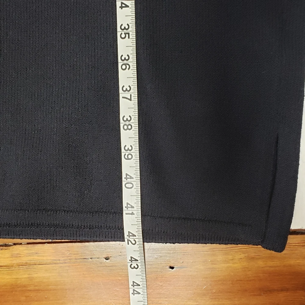 St. John Sport Dress Extra Large Knit Sleeveless Black White Zebra Collared Wool - Picture 14 of 15